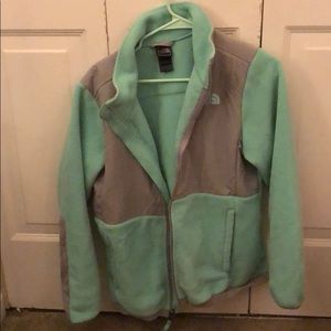 North face mint and grey jacket barely worn
